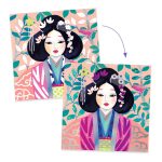 Djeco Fémfóliás színezés - Értékes ékszerek - Precious jewels