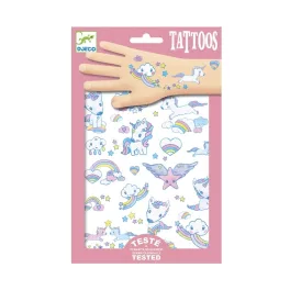 DJECO Tetováló matricák - Unikornisok - Unicorns