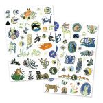 DJECO Tetováló matricák - Éjszaka tükröződései - Nighttime Reflections