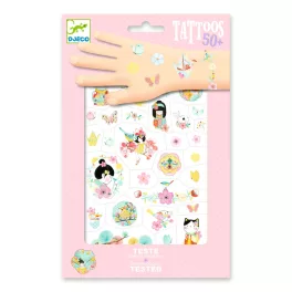 DJECO Tetováló matricák - Cseresznyevirágzás - Sakura