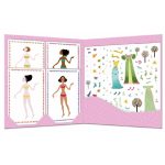 DJECO Papírbaba öltöztető - Nagyidők viseletei - Dresses through the seasons