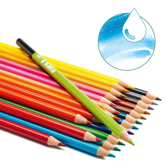 DJECO Ceruzakészlet - Akvarell - 24 szín