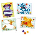 DJECO Pompom-kép készítő - Simogatni való kutyák