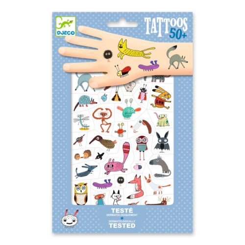 DJECO Tetováló matricák - Cukik és viccesek