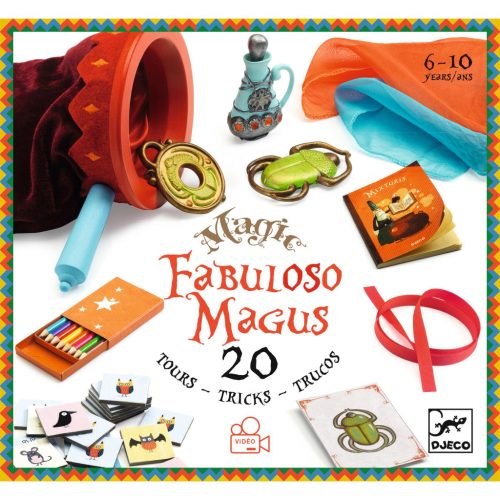 DJECO Bűvészkészlet - Mesés, 20 trükk - Fabuloso Magus