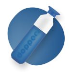 Dopper Original kulacs 450 ml - Pacific Blue (kék)