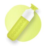 Dopper Original kulacs 450 ml - Seahorse Lime (sárga)