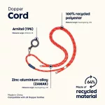 Dopper kulacstartó pánt - Silver Red