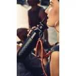 DOPPER Flip Straw, Fekete (szívószálas kupak)
