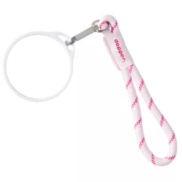 Dopper csuklópánt FEHÉR bögregyűrűvel – Cherry Pink