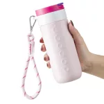 Dopper csuklópánt FEHÉR bögregyűrűvel – Cherry Pink