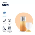 Dopper rozsdamentes acélkulacs 350 ml - Sunrise Yellow