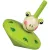 FKP Toys - Pörgettyű állatfejes (béka)