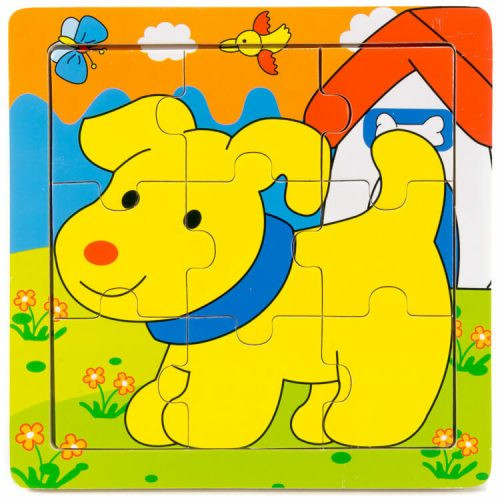 FKP Toys - Puzzle 9 db-os (kutyás)