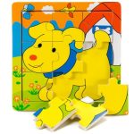 FKP Toys - Puzzle 9 db-os (kutyás)