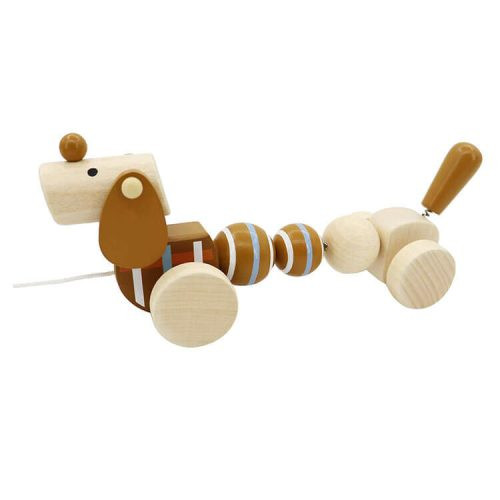 FKP Toys - Húzogatós barna kutya