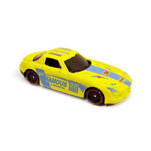 FKP Toys - Sportautó - Famous Roadster (citromsárga - kék)