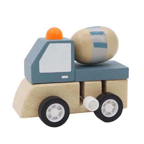 FKP Toys - Felhúzható, pasztell színű betonkeverő
