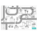 Hellomywall - Autópálya Padlopi letörölhető színező, két méretben