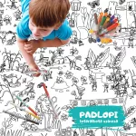 Hellomywall - Bogarak mókás világa Padlopi letörölhető színező, óriás méretben