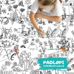 Hellomywall - Bogarak mókás világa Padlopi letörölhető színező, óriás méretben