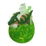 Craze Inkee vegán fürdőgolyó csomag - Dino figurával barackos jegestea aromával