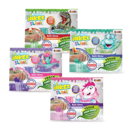 CRAZE, INKEE, VEGAN FÜRDŐ SLIME MINI VEGYES