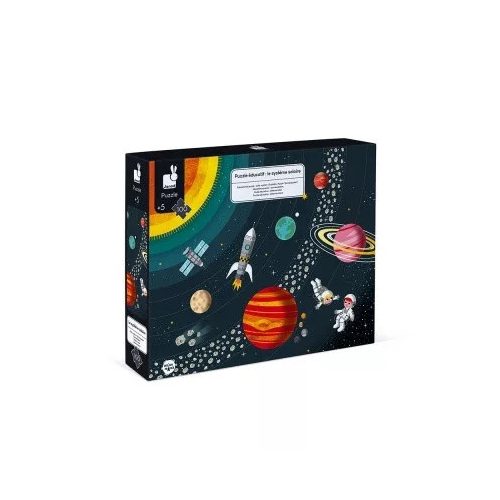 Janod Oktató puzzle 100 darabos - Naprendszer 