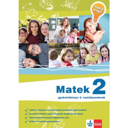 Klett Matek 2 Gyakorlókönyv 2. osztályosoknak Jegyre megy!
