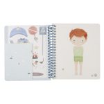 Little Dutch Öltöztess fel matricás füzet - Jim és barátai