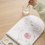 Little Dutch kifestő könyv 4 színű festékkel és ecsettel