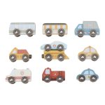 Little Dutch kisautó készlet - vasúti sínpályához