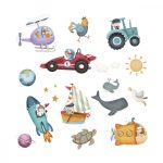 Little Dutch Tetováló matricák - Jim és barátai