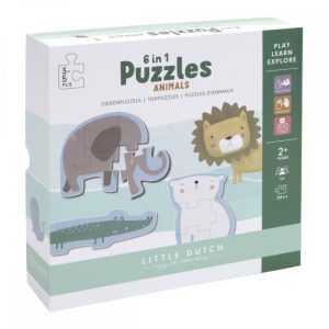 Little Dutch puzzle játék - állatkert