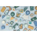 Little Dutch fa építőkocka 50 db - Forest Friends