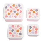 Uzsonnásdoboz, Szív (4 db-os)