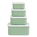 Uzsonnásdoboz, Joy (zöld) (4 db-os)