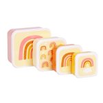 Uzsonnásdoboz, Szivárvány (4 db-os)