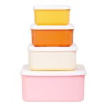 Uzsonnásdoboz, Szivárvány (4 db-os)