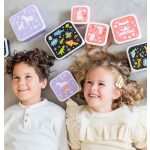 Uzsonnásdoboz, Unikornis (lila) (4 db-os)