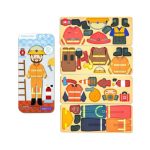 MierEdu MÁGNESES PUZZLE JÁTÉK, TŰZOLTÓ 