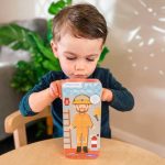 MierEdu MÁGNESES PUZZLE JÁTÉK, TŰZOLTÓ 