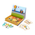 MierEdu MÁGNESES KÖNYV 57 DARABOS FEJLESZTŐ JÁTÉK, JÁRMŰVEK