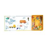 MierEdu MÁGNESES KÖNYV 57 DARABOS FEJLESZTŐ JÁTÉK, JÁRMŰVEK