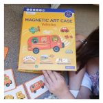 MierEdu MÁGNESES KÖNYV 57 DARABOS FEJLESZTŐ JÁTÉK, JÁRMŰVEK