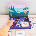 MierEdu Mágneses foglalkoztató játék, A dinoszauruszok világa