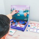 MierEdu Mágneses foglalkoztató játék, A dinoszauruszok világa