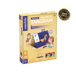 MierEdu MÁGNESES KÖNYV, TANGRAM 100 KIHÍVÁSSAL