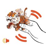 MierEdu Hangot adó 3D állatos puzzle, Tigris