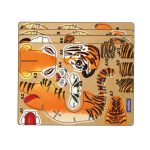 MierEdu Hangot adó 3D állatos puzzle, Tigris